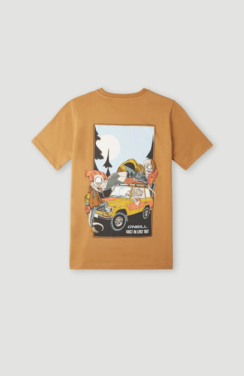 T-shirt Lizard | Rich Caramel
