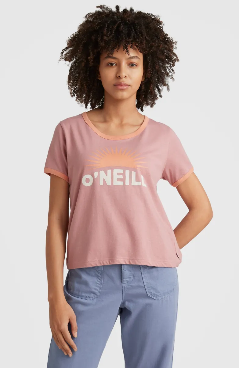 T-shirt Marri Ringer | Ash Rose
