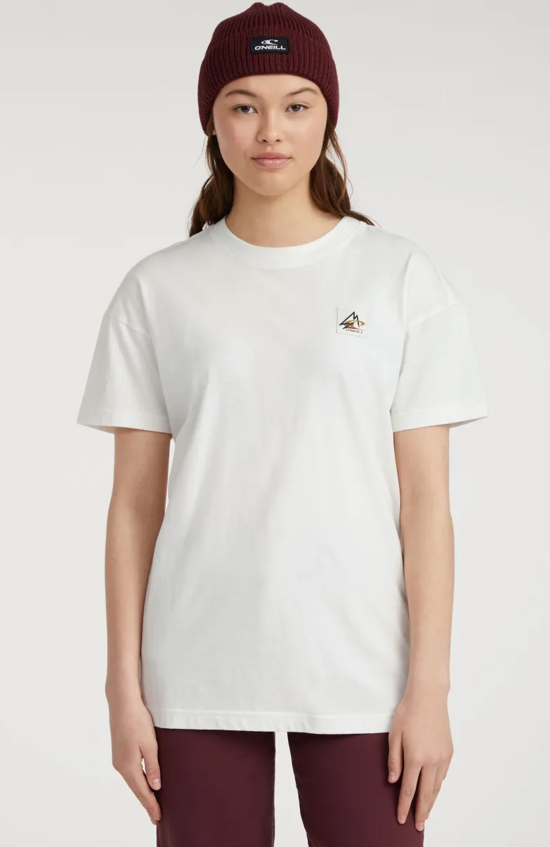 T-shirt Mountain Long | Snow White
