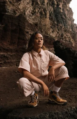 UTILITY TRAIL JUMPSUIT | Peach Whip