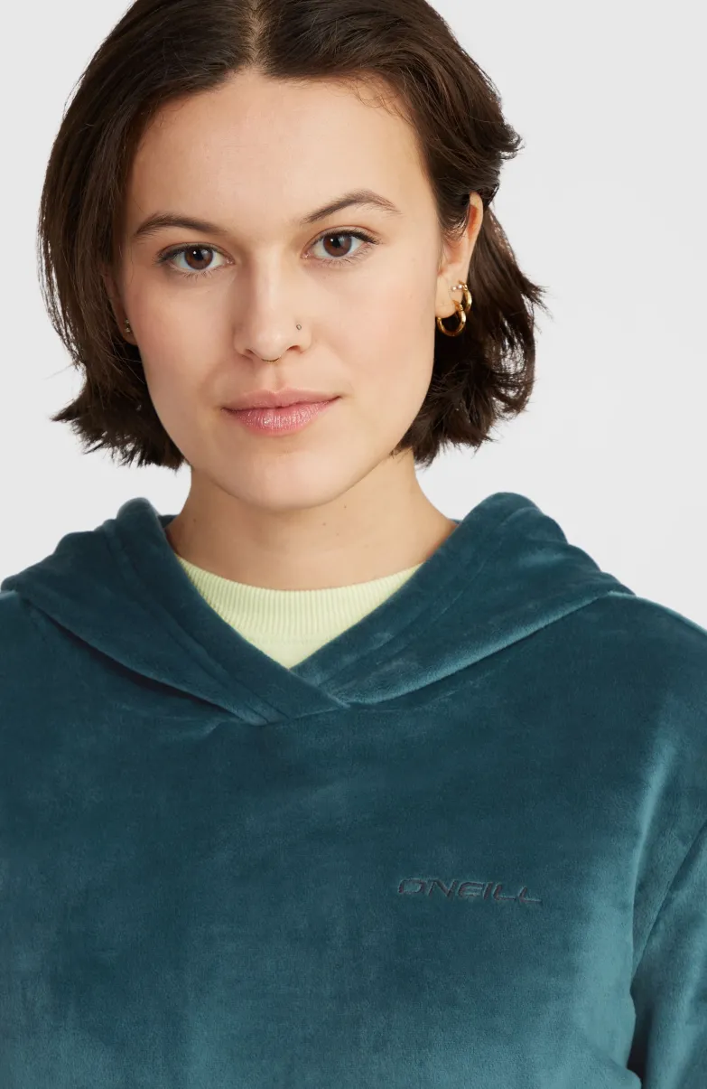 Velour Fleecehoodie | Alma Steel