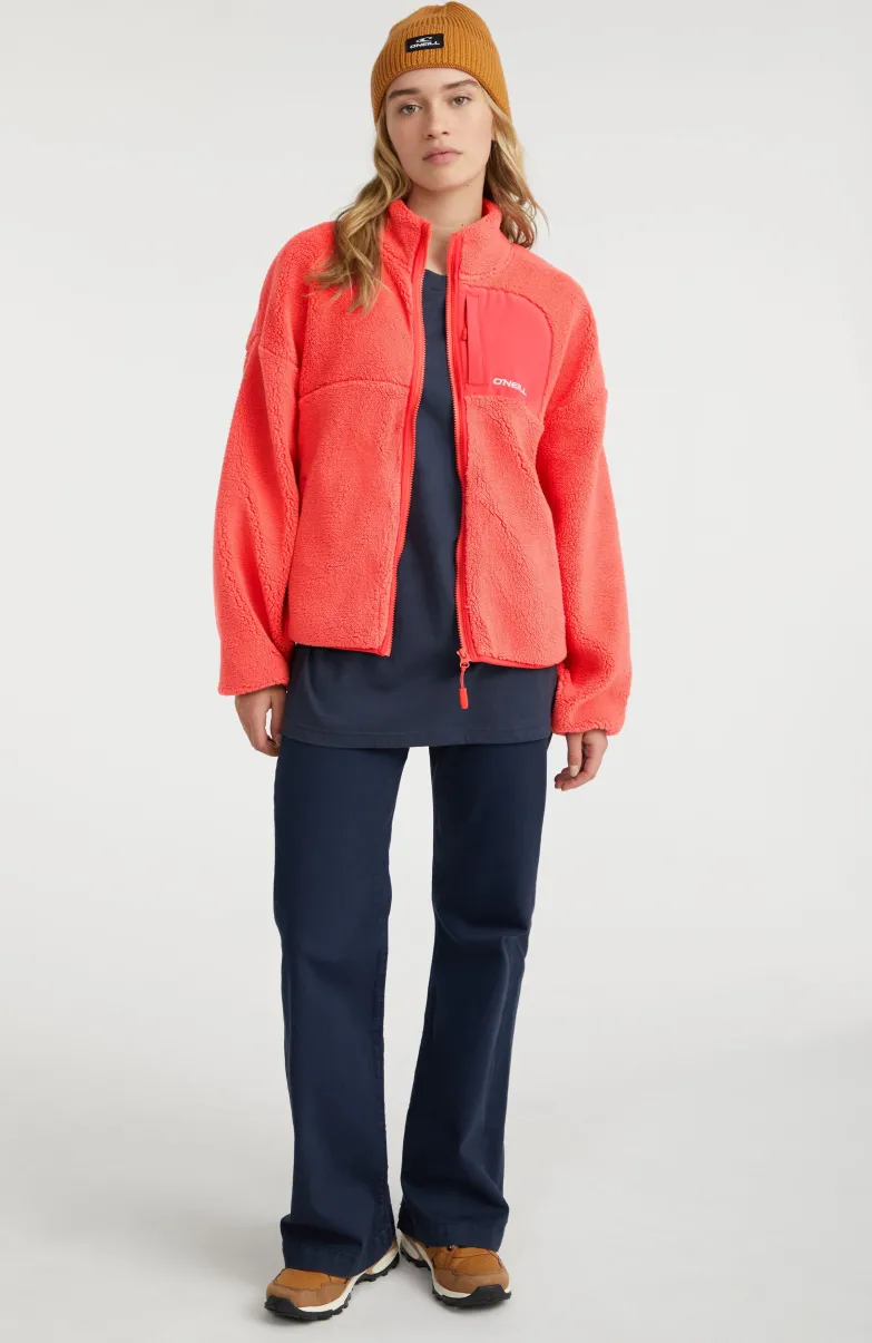 Vest Cloudrest Fleece | Red Orcher